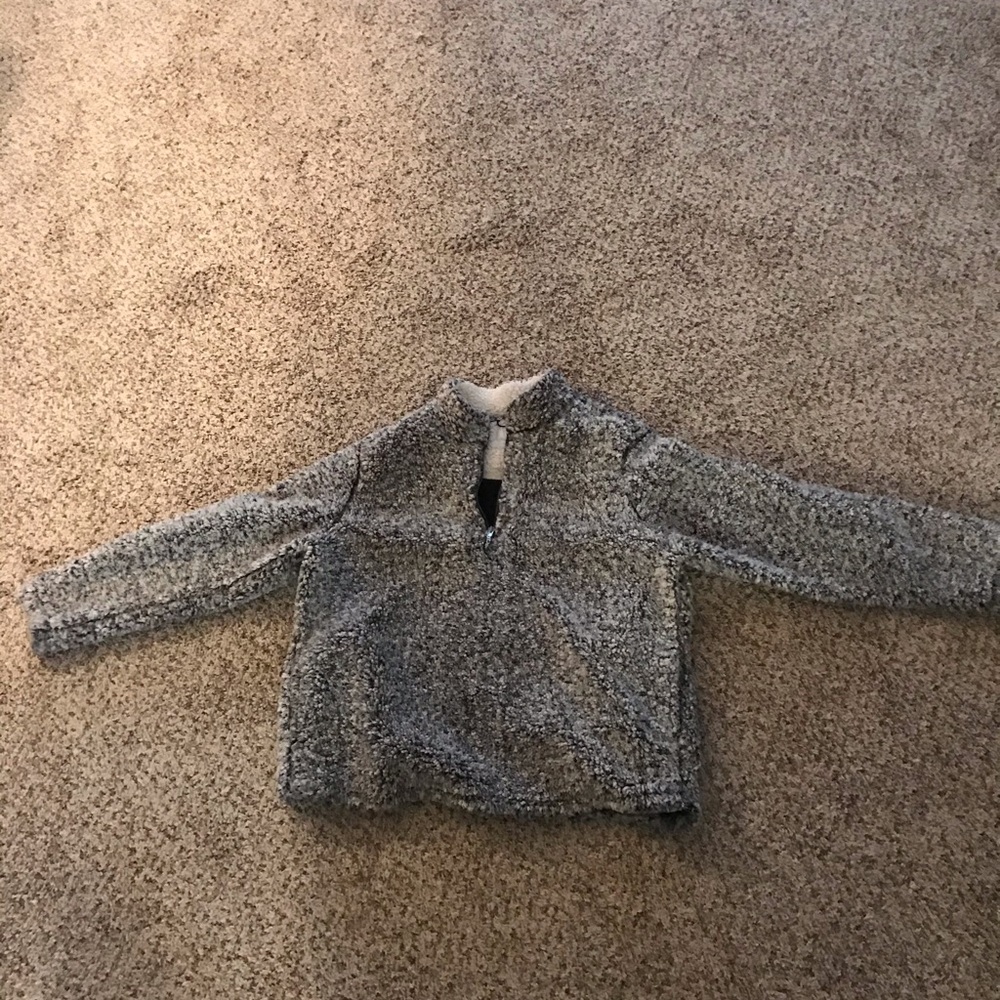 Grey cozy fleece